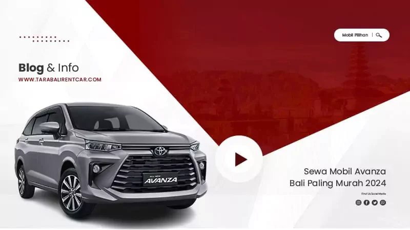 sewa mobil avanza bali