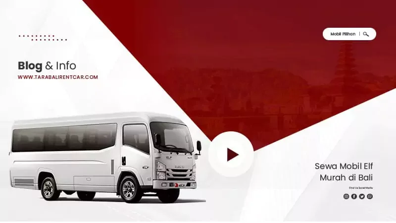 sewa mobil elf murah di bali