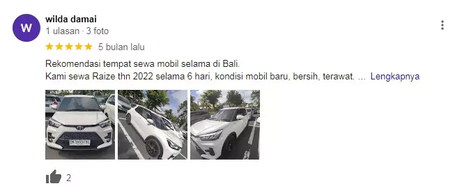Sewa Mobil dengan Supir Bali