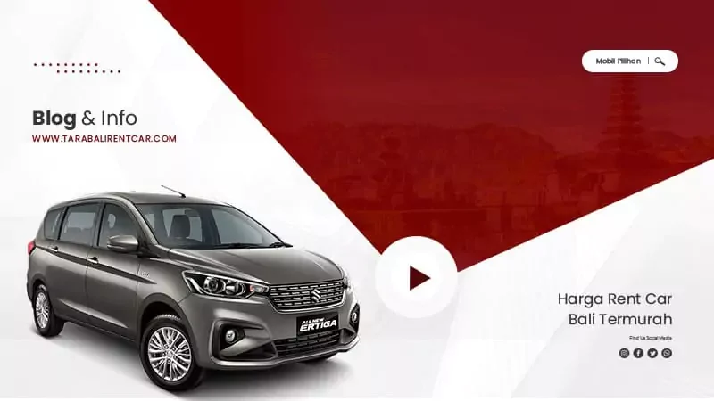 harga rent car bali