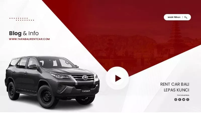 Rent car Bali lepas kunci